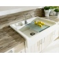 SCHOCK AUFSATZ KUCHENSPÜLE LARGO M100 CRISTADUR POLARIS EXTRA WHITE