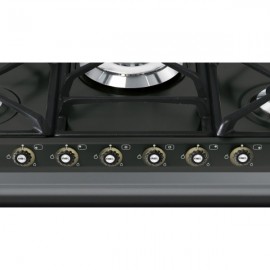 PIANO COTTURA SMEG SR775AO ANTRACITE SERIE CORTINA 70 CM