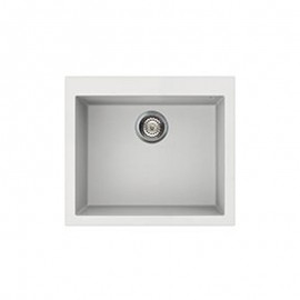 LAVELLO SINTETICO SMEG SERIE RIGAE VZ57B  - MONOVASCA BIANCO