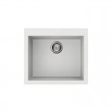 LAVELLO SINTETICO SMEG SERIE RIGAE VZ57B  - MONOVASCA BIANCO