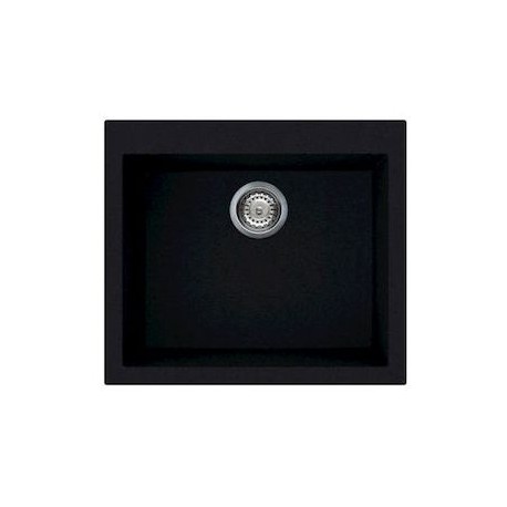 LAVELLO SINTETICO SMEG SERIE RIGAE VZ57N  - MONOVASCA NERO