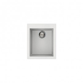 LAVELLO SINTETICO SMEG SERIE RIGAE VZ40B  - MONOVASCA BIANCO