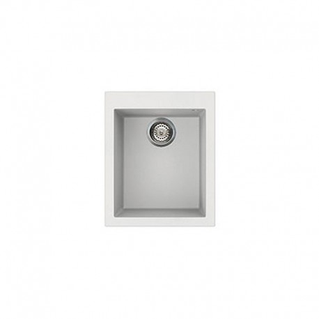 LAVELLO SINTETICO SMEG SERIE RIGAE VZ40B  - MONOVASCA BIANCO
