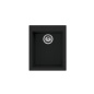 SMEG SYNTHETIC KITCHEN SINK VZ40N RIGAE SERIES - 1 BOWL BLACK
