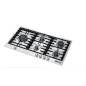 TABLE DE CUISSON À GAZ STEEL SÉRIE GENESI GP9B-5 ACIER INOX 90 CM