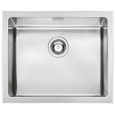 SMEG VQR50 ÉVIER 1 CUVE MIRA ACIER INOXYDABLE 57 CM