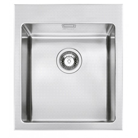 SMEG VQR40RS ÉVIER 1 CUVE MIRA ACIER INOXYDABLE 40 CM