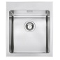 SMEG MIRA EINBAU-KUCHENSPÜLE VQR40RS EDELSTAHL SATINIERT