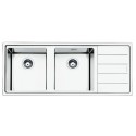 LAVELLO SMEG SERIE MIRA LFT116D 2 VASCHE ACCIAIO INOX SATINATO