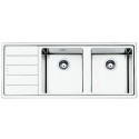 LAVELLO SMEG SERIE MIRA LFT116S 2 VASCHE ACCIAIO INOX SATINATO