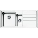 LAVELLO SMEG SERIE MIRA LFT102D 1,5 VASCHE ACCIAIO INOX SATINATO
