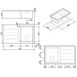 LAVELLO SMEG SERIE MIRA LFT861S 1 VASCA ACCIAIO INOX SATINATO