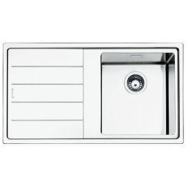 SMEG LFT861S MIRA KITCHEN SINK 1 BOWL BRUSHED STAINLESS STEEL FLUSH...
