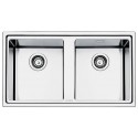 LAVELLO SMEG SERIE MIRA LFT862 2 VASCHE ACCIAIO INOX SATINATO