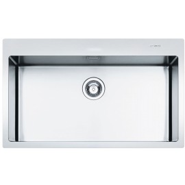 LAVELLO SMEG SERIE MIRA LFT77RS MONOVASCA ACCIAIO INOX SATINATO 77 CM