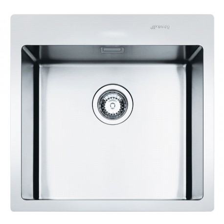 SMEG LFT50RS ÉVIER 1 CUVE ACIER INOXYDABLE BROSSÉ MONTAGE À FLEUR 56 CM SMEG LFT50RS ÉVIER 1 CUVE ACIER INOXYDABLE BROSSÉ MONTAGE À FLEUR 56 CM