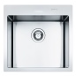 SMEG FLÄCHENBÜNDIGE EINBAUSPÜLE LFT50RS EDELSTAHL SATINIERT 56 CM