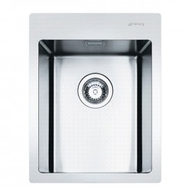LAVELLO SMEG SERIE MIRA LFT34RS MONOVASCA ACCIAIO INOX SATINATO 40 CM