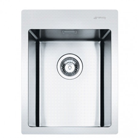 LAVELLO SMEG SERIE MIRA LFT34RS MONOVASCA ACCIAIO INOX SATINATO 40 CM