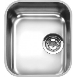 SMEG UM34 UNDERMOUNTED KITCHEN SINK SINGLE BOWL BRUSHED STAINLESS STEEL 34 CM