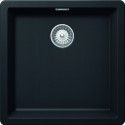 SCHOCK GALAXY N100 A KITCHEN SINK SINGLE BOWL CRSTADUR PURE BLACK |...