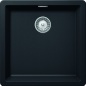 SCHOCK GALAXY N100 A KITCHEN SINK SINGLE BOWL CRSTADUR PURE BLACK