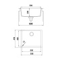 LAVELLO SCHOCK GALAXY N100L A MONOVASCA CRISTADUR BIANCO PURO LAVELLO SCHOCK GALAXY N100L A MONOVASCA CRISTADUR BIANCO PURO