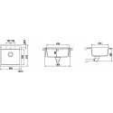 SCHOCK EINBAUSPÜLE NEMO N100S CRISTALITE ANTHRAZIT