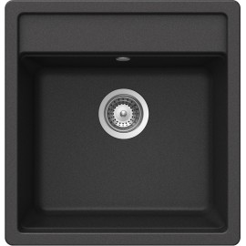 SCHOCK NEMO N100S KITCHEN SINK SINGLE BOWL CRISTALITE ANTHRACITE |F...