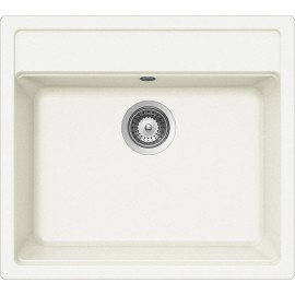 SCHOCK NEMO N100 KITCHEN SINK SINGLE BOWL CRISTALITE WHITE |FAB App...