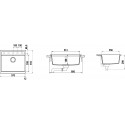 SCHOCK EINBAUSPÜLE NEMO N100 CRISTALITE ANTHRAZIT