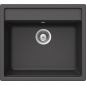 SCHOCK NEMO N100 ÉVIER 1 CUVE CRISTALITE ANTHRACITE