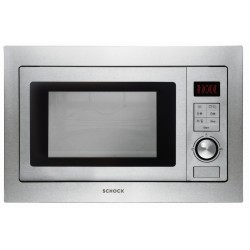 FORNO A MICROONDE A INCASSO CON CORNICE SCHOCK F605M ACCIAIO INOX 60 CM