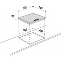 SCHOCK GASKOCHFELD SILVER PC60AV Edelstahl 60 CM