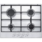 SCHOCK GAS HOB SILVER PC60AV STAINLESS STEEL 60 CM