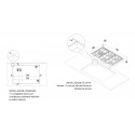 SCHOCK FLÄCHENBÜNDIGE GASKOCHFELD FILO PC75AVG EDELSTAHL 90 CM