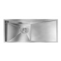 CM SPACE 116x50 EINBAUSPÜLE EDELSTAHL GEBÜRSTET