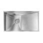 CM SPACE 86X50 KITCHEN SINK 1 BOWL BRUSHED STAINLESS STEEL - MADE IN ITALY
