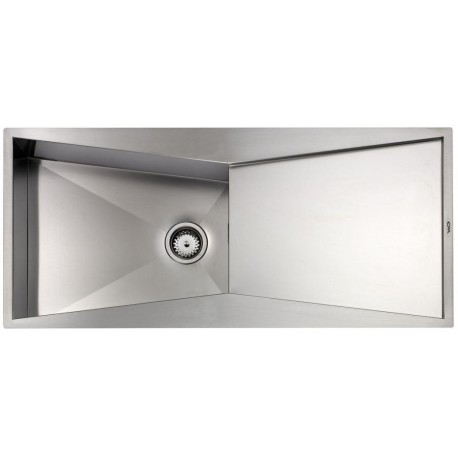 LAVELLO CM SPACE REVERS 116X52 1 VASCA ACCIAIO INOX SATINATO