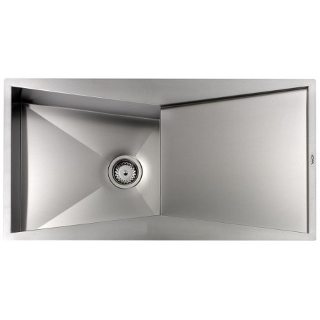 CM SPACE REVERS 100X52 KITCHEN SINK 1 BOWL BRUSHED STAINLESS STEEL - MADE IN ITALY