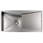 CM SPACE REVERS 100X52 KITCHEN SINK 1 BOWL BRUSHED STAINLESS STEEL - MADE IN ITALY
