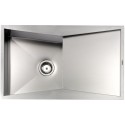 LAVELLO CM SPACE REVERS 86X52 1 VASCA ACCIAIO INOX SATINATO