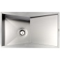 CM SPACE REVERS 86X52 KITCHEN SINK 1 BOWL BRUSHED STAINLESS STEEL - MADE IN ITALY
