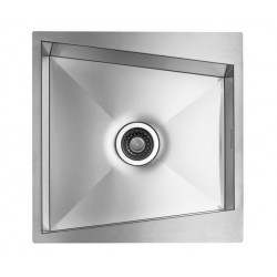 CM SPACE REVERS 55X52 KITCHEN SINK 1 BOWL BRUSHED STAINLESS STEEL - MADE IN ITALY