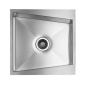 CM SPACE REVERS 55X52 KITCHEN SINK 1 BOWL BRUSHED STAINLESS STEEL - MADE IN ITALY