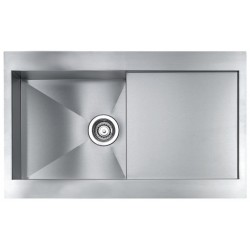 LAVELLO CM REVERS 86X52 1 VASCA ACCIAIO INOX SATINATO