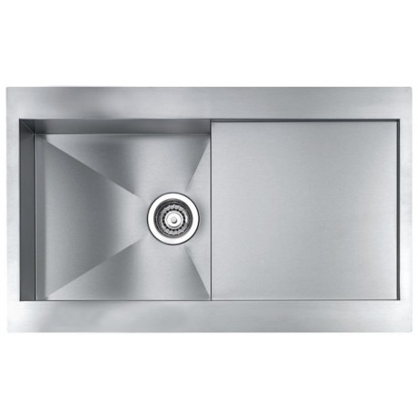LAVELLO CM REVERS 86X52 1 VASCA ACCIAIO INOX SATINATO
