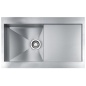 CM REVERS 86x52 FREGADERO DE UN SENO ACERO INOX AISI304