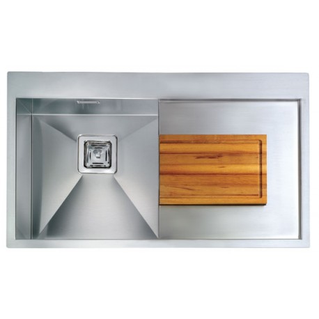 LAVELLO CM CLARK 86X50 1 VASCA ACCIAIO INOX SATINATO