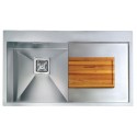 LAVELLO CM CLARK 86X50 1 VASCA ACCIAIO INOX SATINATO